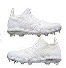Mizuno Softball Cleats Womens Size 9 5 Dominant Knit Metal White New Retail  125
