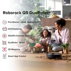 Roborock Q5 Duoroller  Self-empty Robot Vacuum  5500pa Suction  Duoroller Brush