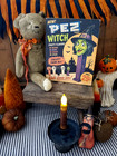 Pez Witch Old Primitive Retro Vintage Style Halloween Store Ad Only 29 Cent Sign