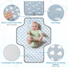 Portable Diaper Changing Pad  Waterproof Baby Changing Mat  Foldable Travel Diap