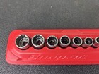  bk483 Snap-on Tools 110tmdy Usa 10pc 1 4  Drive Sae Shallow 12pt Socket Set