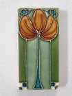 Art Nouveau Tube Line Tile
