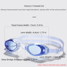 Adult Swim Goggles Adjustable Waterproof Anti-fog Uv Swimming Glasses