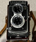 Richoflex Dia Duo-lever Focusing Camera W  Leather Case   Manual  Excellent Cond