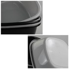 Vababa 12 Quart Plastic Dishpan For Kitchen Sink  4 Pack