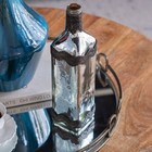 Glass Bottle  Decorative Glass Vase Elegance 3x3x12  Home Table D  cor