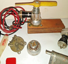 Vintage Cox Gas Powered Airplane Engines Props Gas Tank Lot