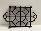 Vintage Dansk Danish Modern Cast Iron Pane Trivet Counter  Wall Display