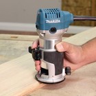 Makita Rt0701cr 6 5a 1-1 4 Hp Corded Compact Router Certified Refurbished