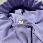 New Womens M Purple Lounge Shorts Elastic Waist Drawstring Pockets Casual Soft