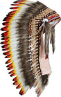 Native American Indian Headdress Large Feather Headdress For Native
