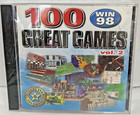 Vintage Sealed Mint Rare 100 Great Games Vol  2 Win 98  pc Cd-rom  1998 Pc Games