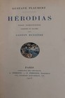 Herodias - Gustave Flaubert  librairie Des Amateurs A  Ferroud-f  Ferroud 