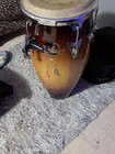 Lp Aspire Wood Conga Drum Set 2-piece Brown Fade Finish  Analog Congas
