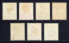 St  Helena     Scott 40-46     1890-97 Qv Definitive Set     Mh     Scv  95