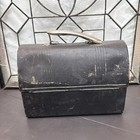 Vintage Lunchbox The American Thermos Bottle Co Norwich Usa Black Dome Top Metal