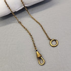 Vintage Watch Chain Gold Filled Dog Clip Spring Ring 11 75 