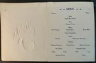 Menu invite Boulder Colo  A j  Macky Hose Co  1898 Fire Company Dinner Rare