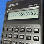 Hp 20s Calculator Vintage Hewlett Packard With Case Scientific 20 S