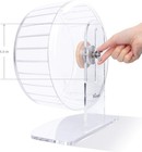 Super-silent Hamster Exercise Wheels Quiet Spinner Hamster Running Medium Clear