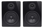  2  Rockville Apm5b 5 25  Powered Studio Monitors active Subwoofer stands pads