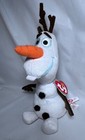 Disney Ty Beanie Baby Olaf Plush From Frozen Sparkly 8  Collectible Stuffed Toy