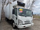 2017 Isuzu Npr 16  Refrigerated Box Truck Cargo Van Automatic -parts repair