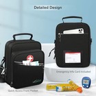 Insulin Cooler Epipen Carrying Case Insulated Travel Medication Organizer Bag