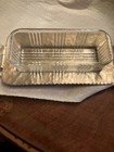Hammered Aluminum Butter Dish Set Tulip Flower Lid Tray Ribbed Glass 1950 s