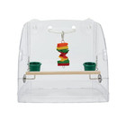 Featherland Paradise Window Play Center Parrot Play Gym Bird Playground Stand
