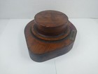 Vintage Wooden Wood Foundry Industrial Mold R j  Reynolds Steampunk Art