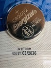 Energizer 2032 Batteries  6 Pack   3v Lithium Coin Cells Use By 2036 