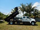 2011 Ford F750 Crew Cab Dump Cummins Diesel 1 Owner Fl Gov Fleet Truck F-750 650