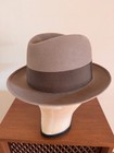 1950s Stetson Selv-edge 3x Beaver 7 1 8 Dress Fedora Hat Vtg 50s