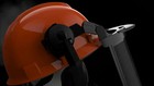 Helmet Safety W  Shield Earmuffs  Chainsaw Face Shield  Goggles  Hard Hat Safety