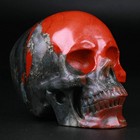 3 0  African Bloodstone Carved Crystal Skull  Realistic  Crystal Healing