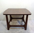 Vintage Mid Century Danish Modern End Side Table Fomica Top Retro 1960 s Nice 