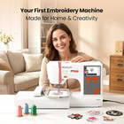 Poolin Eoc03 Embroidery Machine 4x4   4x9 25 Embroidery Area For Beginners  Easy