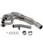For Kawasaki Ninja Zx6r Zx636 2009-2026 Full Exhaust System Link Pipe Front Tube