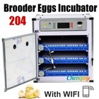 204 Eggs Automatic Wifi Digital Incubator Chicken Hatcher Temperature Control