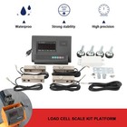 Load Cell Scale Kit Platform Livestock Cattle Floor Truck Scale W  4 Load Cells