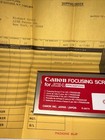 Canon Focusing Screen For Ae-1 Program New Split Micro Type E  English Manual