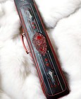 Volturi Custom Skull Soft Pool Case 4x8 Genuine Leather W  Backpack Straps 