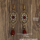 Victorian  Edwardian  Art Nouveau Art Deco Antiqued Gold Earrings With Pearl