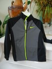 Nwt Boys Nike Black Grey Full-zip 2 Piece Pant   Jacket Track Set Size 6