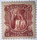 Travelstamps  1895 Honduras Stamps Scott  90 - Justice  Law   Order - Mint Mogh
