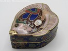 Vintage Handcrafted Cloisonne Enamel Fish Pill Box