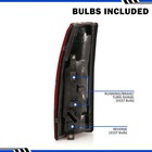 1988-1998 Chevy Gmc C10 C k Silverado Suburban Tahoe Yukon Blazer Taillights Set