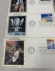 Lot Of 8 1981 First Day Of Issue Space Achievements Stamp Collection 