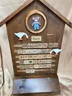 4 Ever      Best Perpetual Wooden Calender-attractive With Storage   Holiday Tiles
